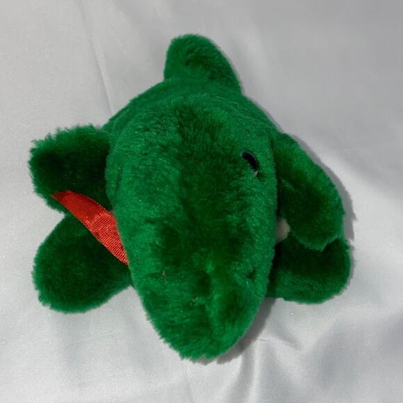 Vintage Alligator Crocodile Plush Mini Miniature Fair Prize Jaisy Soft Toy Silly - Picture 6 of 12